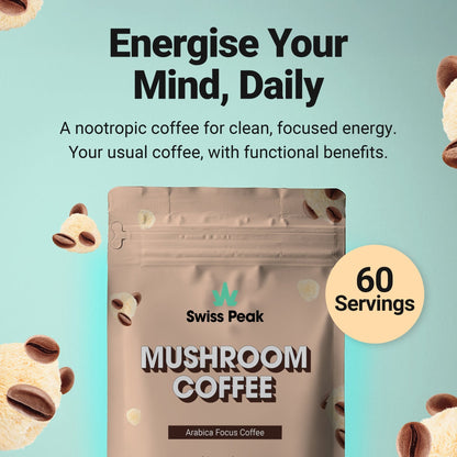 Functional Mushroom Coffee | 60 Servings