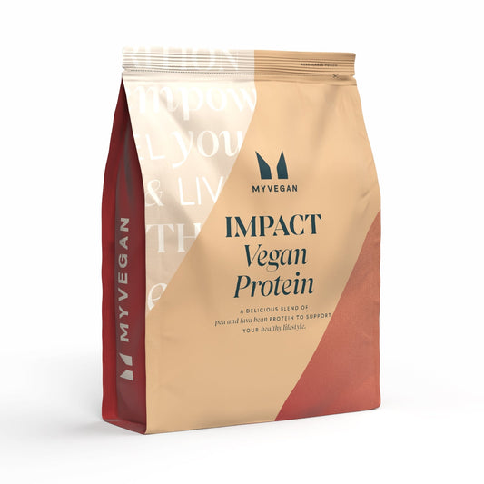 Impact Vegan Protein - 1kg - Chocolate, front view, high protein, vegan, plant based, gluten free