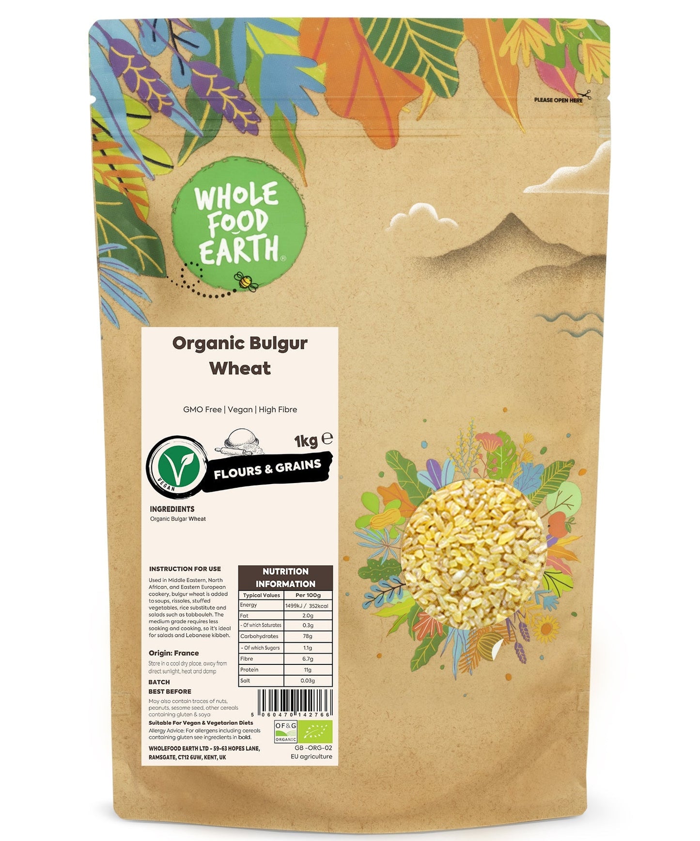 Organic Bulgur Wheat