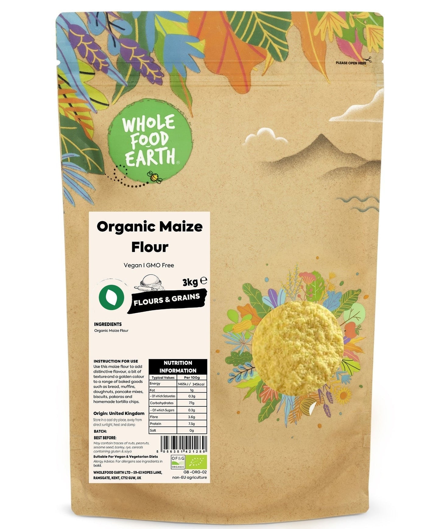 Organic Maize Flour