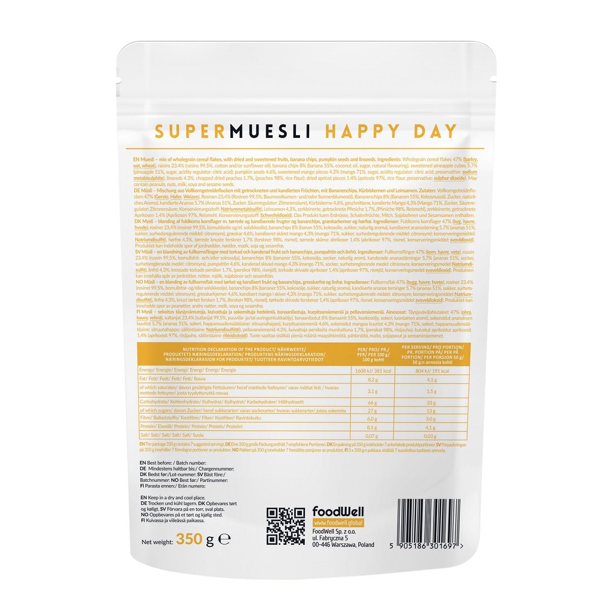 SuperMuesli Happy Day 350g