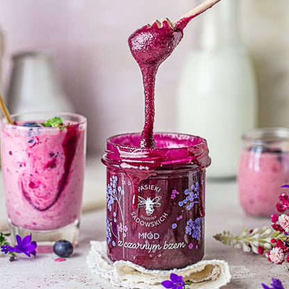 Honey with elderberry 430g