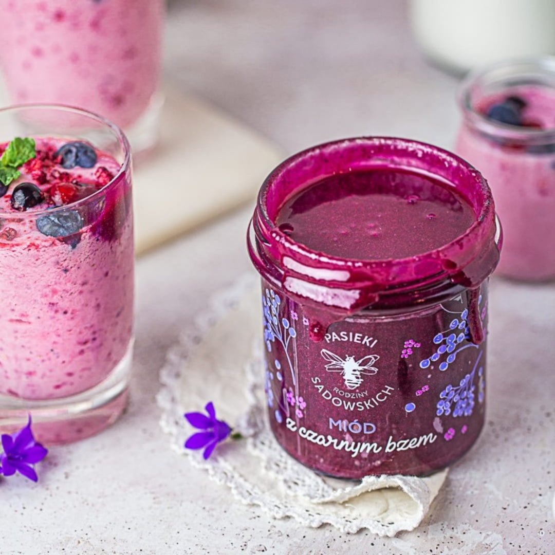 Honey with elderberry 430g