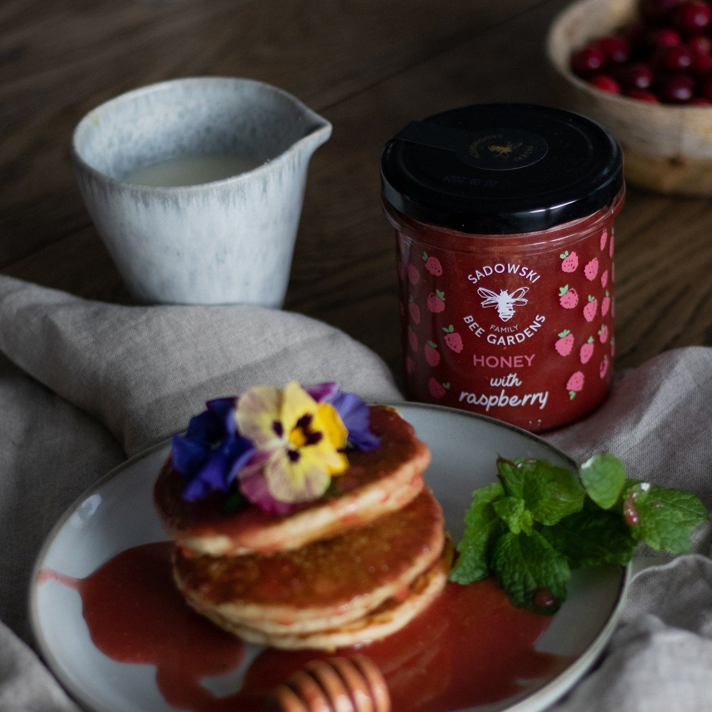 Honey with Raspberry 430g