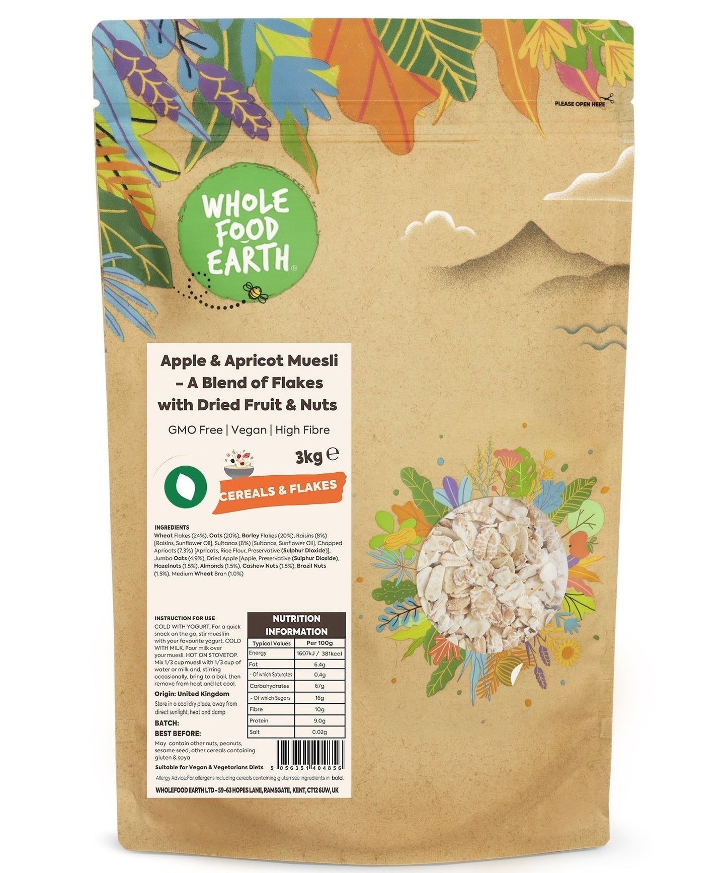 Apple & Apricot Muesli