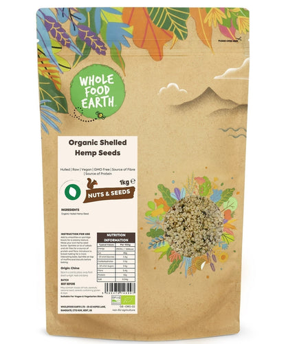 Organic Shelled Hemp Seeds