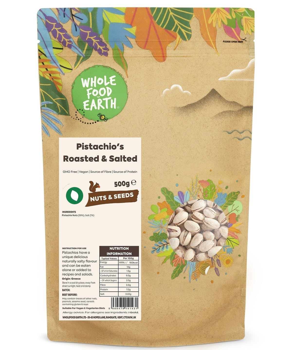 Pistachios Roasted & Salted