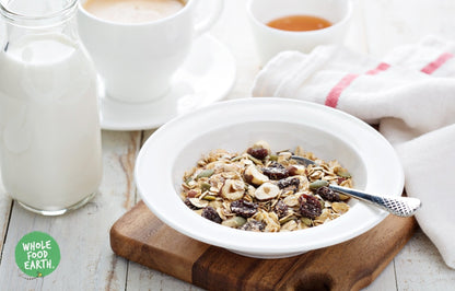 Super Deluxe Muesli With Whole Nuts - A Blend of Flakes with Dried Fruit, Nuts & Seeds