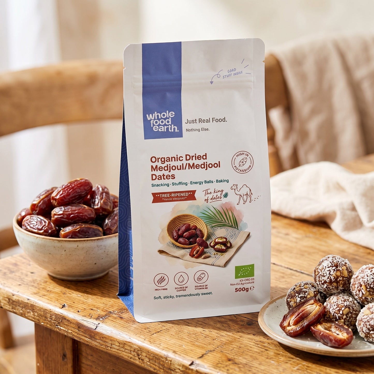 Organic Dried Medjoul/Medjool Dates